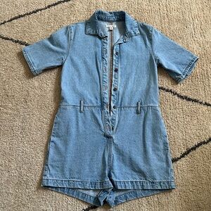 Billabong Blue Denim Jumpsuit XS